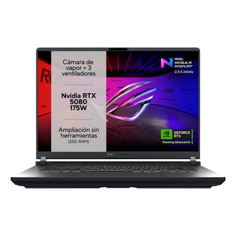 PORTATIL GAMING ASUS ROG STRIX G16 G615LW-S5003 CORE U9 275HX, 32GB DDR5, 1TB SSD, RTX 5080 16GB GDDR7, 16", FREEDOS - Imagen 3 de 16 PORTATIL GAMING ASUS ROG STRIX G16 G615LW-S5003 CORE U9 275HX, 32GB DDR5, 1TB SSD, RTX 5080 16GB GDDR7, 16", FREEDOS - Imagen 3 de 16
