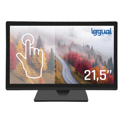 IGGUAL Monitor táctil resistivo 21,5" 16:9 FHD 21.5" TFT-LCD Full HD Táctil IGGUAL Monitor táctil resistivo 21,5" 16:9 FHD 21.5" TFT-LCD Full HD Táctil
