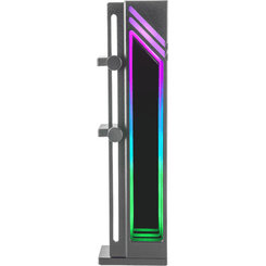 SOPORTE PARA VGA UNIVERSAL MARS GAMING MCAGCB DE ALUMINIO COLOR NEGRO BASE MAGNETICA ANTIDESLIZANTE