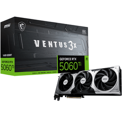 MSI GeForce RTX 5060 Ti VENTUS 3X OC 16GB GDDR7 DLSS4 MSI GeForce RTX 5060 Ti VENTUS 3X OC 16GB GDDR7 DLSS4