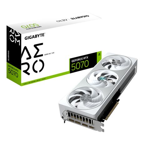 Tarjeta Gráfica GIGABYTEGeForce RTX 5070 GDDR7 12GB Blanco - Imagen 2 de 9 Tarjeta Gráfica GIGABYTEGeForce RTX 5070 GDDR7 12GB Blanco - Imagen 2 de 9