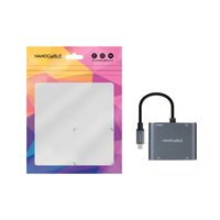 Miniatura 4 de Nanocable Converosr USB-C a 2xHDMI/USB2.0/PD