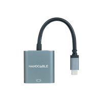 Miniatura 3 de Nanocable Conversor USB-C/M a VGA/H Aluminio 10cm