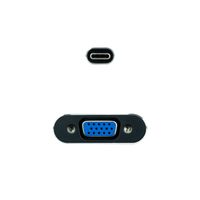 Miniatura 4 de Nanocable Conversor USB-C/M a VGA/H Aluminio 10cm