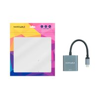 Miniatura 5 de Nanocable Conversor USB-C/M a VGA/H Aluminio 10cm