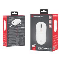 Miniatura 5 de RATON GENESIS  GAMING ZIRCON 660 BLANCO BLUETOOTH BATERIA RECARGABLE