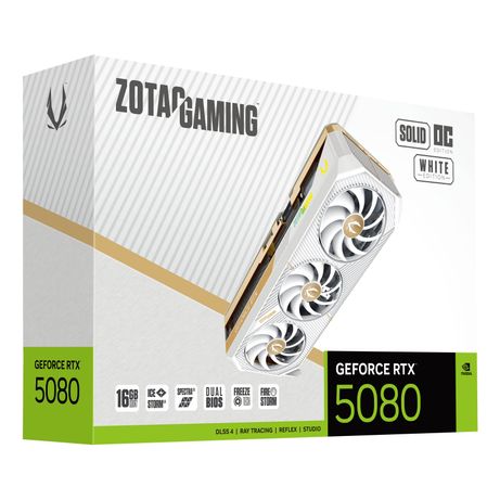 Tarjeta Gráfica Zotac GAMING GeForce RTX 5080 SOLID OC NVIDIA 16 GB GDDR7 DLSS4 - Imagen 8 de 8 Tarjeta Gráfica Zotac GAMING GeForce RTX 5080 SOLID OC NVIDIA 16 GB GDDR7 DLSS4 - Imagen 8 de 8
