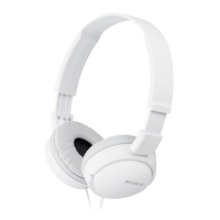 Miniatura 1 de HEADSET SONY MDR-ZX110WE COMPACTOS CABLE 1.2m CONEXION JACK 3.5 CON CONTROL REMOTO COLOR BLANCO