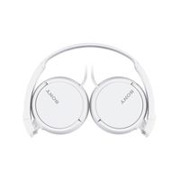 Miniatura 3 de HEADSET SONY MDR-ZX110WE COMPACTOS CABLE 1.2m CONEXION JACK 3.5 CON CONTROL REMOTO COLOR BLANCO