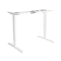 Miniatura 1 de ERGO Estructura de Escritorio Eléctrico Ajustable en Altura, Motor Dual, Blanco