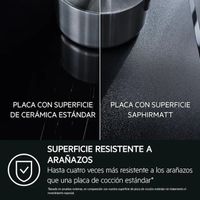 Miniatura 6 de VITROCERAMICA INDUCCION AEG TI63IQ10IZ 3 ZONAS COCCION ANCHO 60 CM