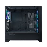 Miniatura 4 de CAJA TORRE COOLBOX GE2000 DUALVIEW S/FUENTE USB3.0 NEGRA A-RGB C/VENTANA
