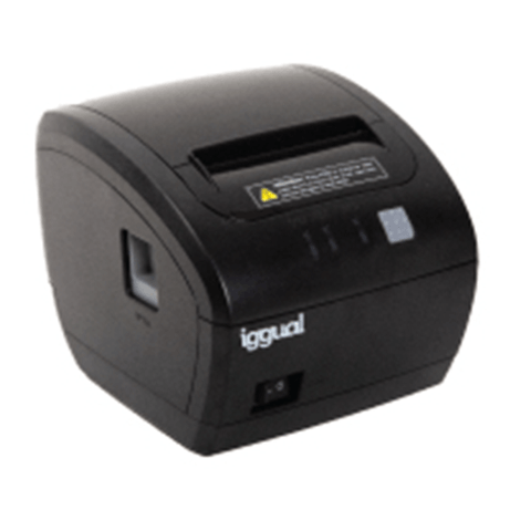 iggual Impresora térmica TP EASY 80 USB+RJ11 negra - Imagen 1 de 5 iggual Impresora térmica TP EASY 80 USB+RJ11 negra - Imagen 1 de 5