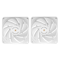 Miniatura 1 de VENTILADOR INTERNO MARS GAMING MFNCLX2W KIT DE DOS FBD DE COBRE 120mm CONEXION PWM COLOR BLANCO