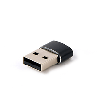 Miniatura 1 de ADAPTADOR GEMBIRD USB AM A TIPO C HEMBRA, NEGRO