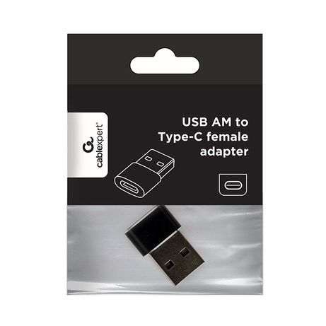 ADAPTADOR GEMBIRD USB AM A TIPO C HEMBRA, NEGRO - Imagen 4 de 4 ADAPTADOR GEMBIRD USB AM A TIPO C HEMBRA, NEGRO - Imagen 4 de 4