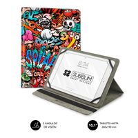 Miniatura 2 de FUNDA TABLET 10,1´´ SUBBLIM GRAFFITI