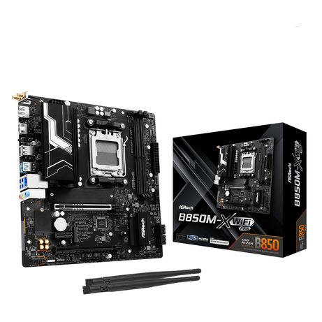 ASROCK AMD B850M-X WiFi R2.0 Socket AM5 - Imagen 2 de 7 ASROCK AMD B850M-X WiFi R2.0 Socket AM5 - Imagen 2 de 7