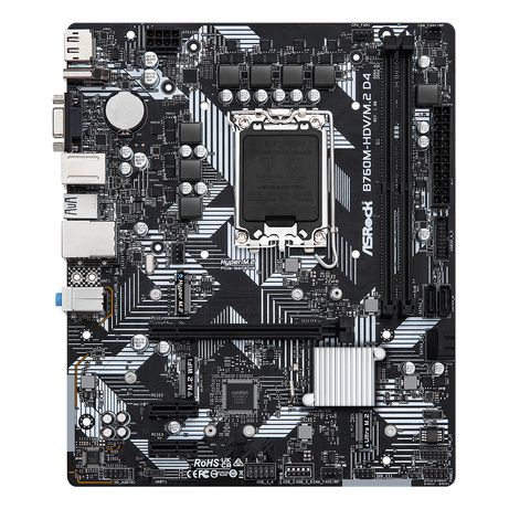 ASROCK Intel B760M-HDV/M.2 D4 LGA 1700 - Imagen 3 de 7 ASROCK Intel B760M-HDV/M.2 D4 LGA 1700 - Imagen 3 de 7