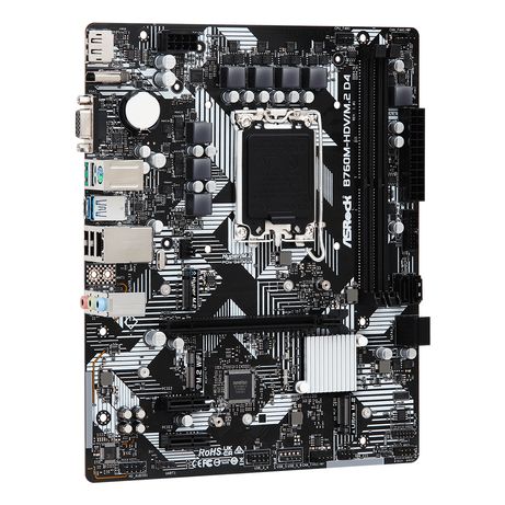 ASROCK Intel B760M-HDV/M.2 D4 LGA 1700 - Imagen 6 de 7 ASROCK Intel B760M-HDV/M.2 D4 LGA 1700 - Imagen 6 de 7
