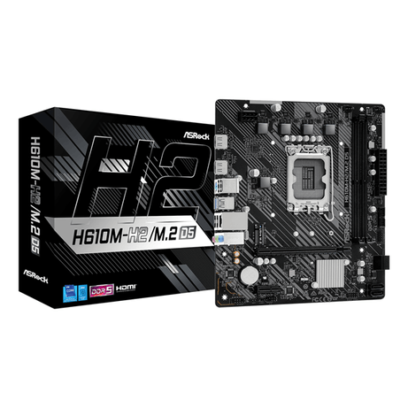 ASROCK Intel H610M-H2/M.2 D5 LGA 1700 - Imagen 1 de 6 ASROCK Intel H610M-H2/M.2 D5 LGA 1700 - Imagen 1 de 6