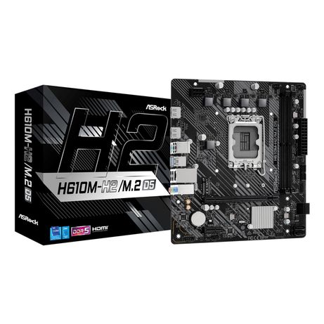 ASROCK Intel H610M-H2/M.2 D5 LGA 1700 - Imagen 2 de 6 ASROCK Intel H610M-H2/M.2 D5 LGA 1700 - Imagen 2 de 6