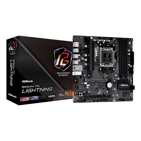 ASROCK AMD B650M PG Lightning Socket AM5 - Imagen 1 de 7 ASROCK AMD B650M PG Lightning Socket AM5 - Imagen 1 de 7