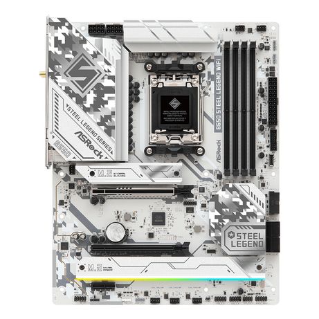 ASROCK AMD B650 Steel Legend WiFi Socket AM5 - Imagen 3 de 7 ASROCK AMD B650 Steel Legend WiFi Socket AM5 - Imagen 3 de 7