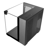 Miniatura 1 de CAJA MICROATX GAMING MARS GAMING MCVISIONM TRIPLE CRISTAL TEMPLADO GPU 330mm 1x3.5 1x2.5 NEGRO