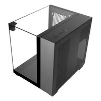 Miniatura 2 de CAJA MICROATX GAMING MARS GAMING MCVISIONM TRIPLE CRISTAL TEMPLADO GPU 330mm 1x3.5 1x2.5 NEGRO