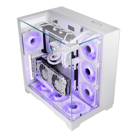 CAJA ATX SEMITORRE GAMING MARS GAMING MCVISION TRIPLE CRISTAL TEMPLADO GPU 415mm 1x3.5 3x2.5 BLANCO - Imagen 3 de 7 CAJA ATX SEMITORRE GAMING MARS GAMING MCVISION TRIPLE CRISTAL TEMPLADO GPU 415mm 1x3.5 3x2.5 BLANCO - Imagen 3 de 7