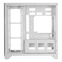 Miniatura 5 de CAJA ATX SEMITORRE GAMING MARS GAMING MCVISION TRIPLE CRISTAL TEMPLADO GPU 415mm 1x3.5 3x2.5 BLANCO