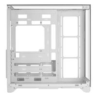 Miniatura 6 de CAJA ATX SEMITORRE GAMING MARS GAMING MCVISION TRIPLE CRISTAL TEMPLADO GPU 415mm 1x3.5 3x2.5 BLANCO