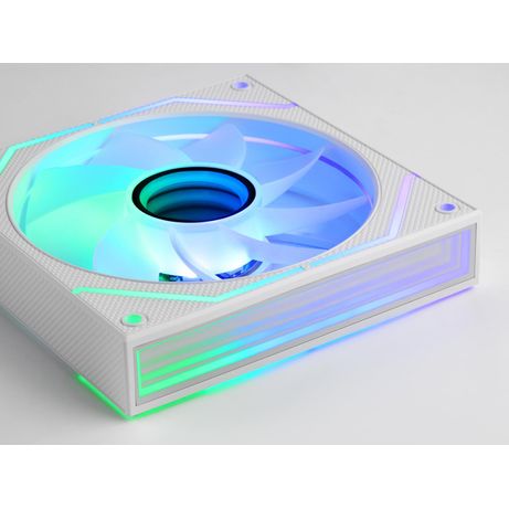 KIT 2xVENTILADOR INTERNO ARGB MARS GAMING MF3DPROX2RW BLANCO 120mm ARGB 360º PWM ASPAS INVERTIDAS - Imagen 5 de 7 KIT 2xVENTILADOR INTERNO ARGB MARS GAMING MF3DPROX2RW BLANCO 120mm ARGB 360º PWM ASPAS INVERTIDAS - Imagen 5 de 7