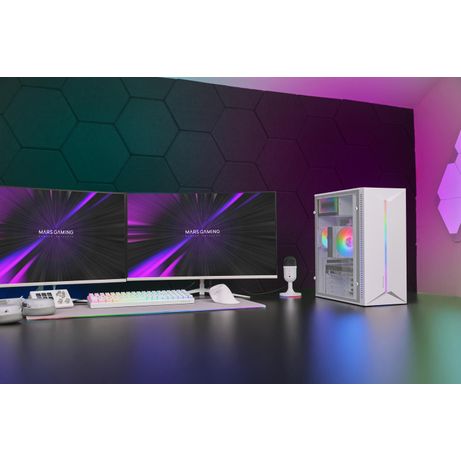 MARS GAMING MC-Blaze RGB Blanco - Imagen 10 de 10 MARS GAMING MC-Blaze RGB Blanco - Imagen 10 de 10