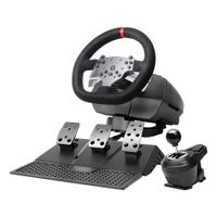 Miniatura 2 de VOLANTE MARS GAMING MWHRSX FORCE FEEDBACK MOTOR DUAL PEDALES Y PALANCA MULTIPLATAFORMA