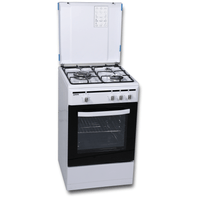 Miniatura 1 de COCINA DE GAS ROMMER VCH-350 FG BUT 3 ZONAS COCCION BLANCA