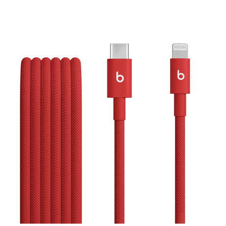 Beats USB-C to Lightning Woven Cable (1.5 m) - Rapid Red - Imagen 1 de 3 Beats USB-C to Lightning Woven Cable (1.5 m) - Rapid Red - Imagen 1 de 3