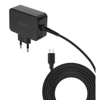 Miniatura 2 de Tooq Cargador portátil GAN USB-C PD 45W Negro