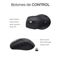 Miniatura 8 de TECLADO + RATON SUBBLIM COMBO DUAL PROWAVE NEGRO INALAMBRICO