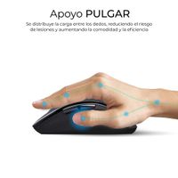 Miniatura 10 de TECLADO + RATON SUBBLIM COMBO DUAL PROWAVE NEGRO INALAMBRICO