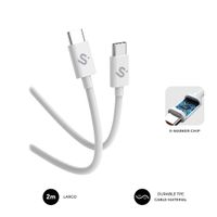 Miniatura 2 de CABLE SUBBLIM PLUS 100W C-C 2M WHITE
