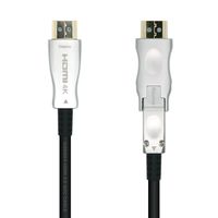 Miniatura 2 de Aisens Cable Hdmi tipo a estandar macho a Hdmi tipo d micro V2 0 AOC desmontable premium alta velocidad negro