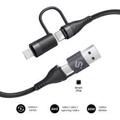 CABLE SUBBLIM TOP 4 IN 1 60W CCLA 1.2M