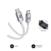 Miniatura 1 de CABLE SUBBLIM OPTIMUS 60W C-C 2M WHITE
