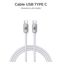 Miniatura 5 de CABLE SUBBLIM OPTIMUS 60W C-C 2M WHITE