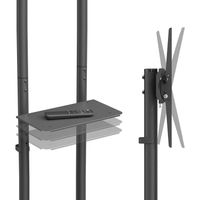 Miniatura 5 de AISENS Soporte De Suelo Eco Con Rueda  Bandeja Para DVD Para Monitor TV 45kg De 37 70  Negro