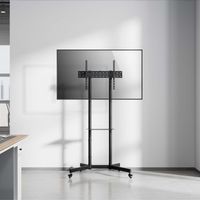 Miniatura 6 de AISENS Soporte De Suelo Eco Con Rueda  Bandeja Para DVD Para Monitor TV 45kg De 37 70  Negro