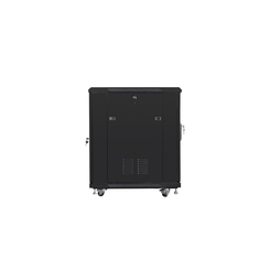 ARMARIO RACK LANBERG 19â? 15U 600X800 FLAT PACK NEGRO PUERTA MALLA