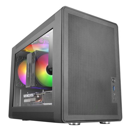 CAJA MICROATX MARS GAMING MCXPS CRISTAL TEMPLADO MESH GPU 280-360mm 1x3.5 2x2.5 NEGRO - Imagen 3 de 7 CAJA MICROATX MARS GAMING MCXPS CRISTAL TEMPLADO MESH GPU 280-360mm 1x3.5 2x2.5 NEGRO - Imagen 3 de 7